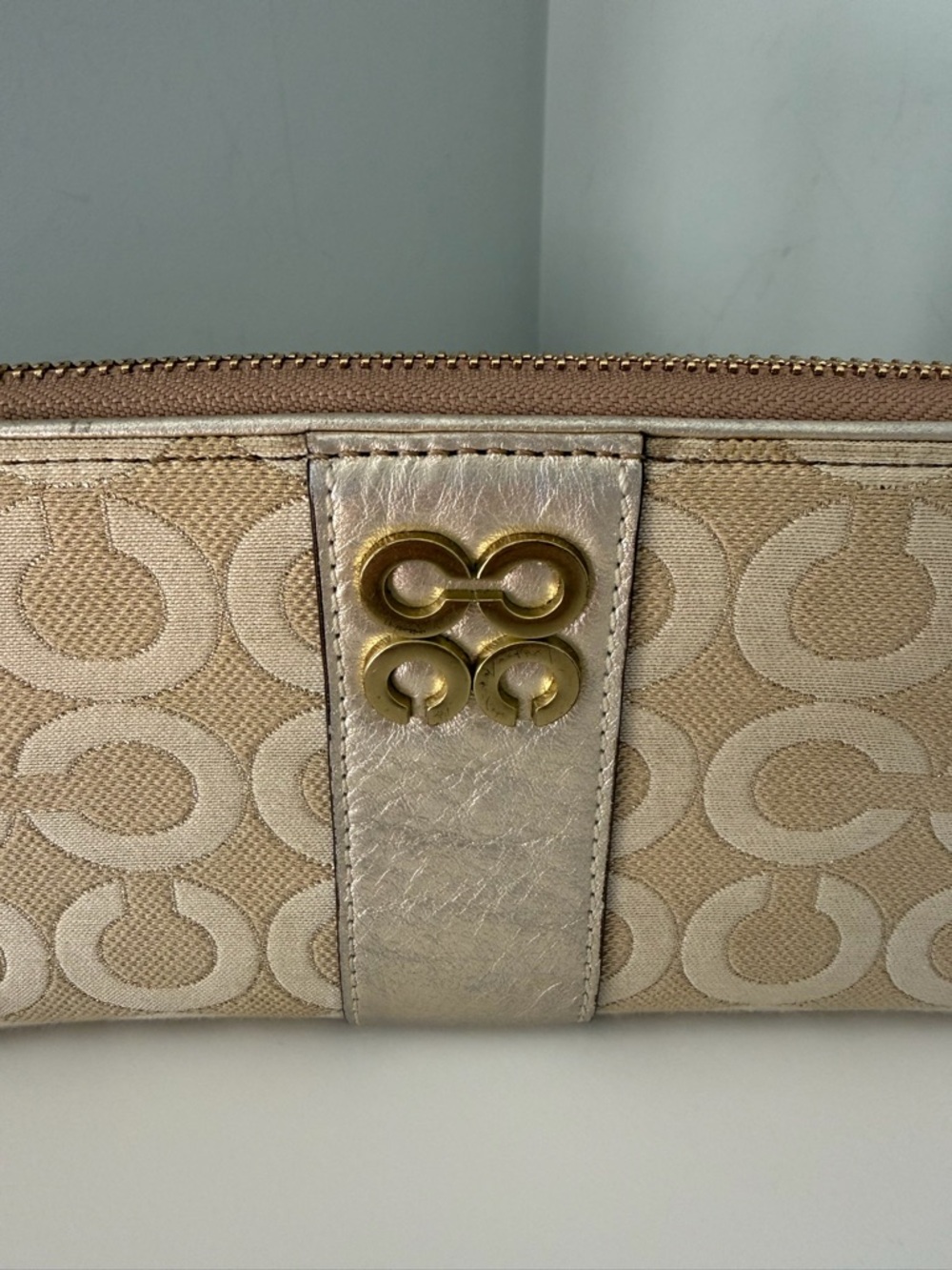 Coach Y2K Vintage Signature Continental Wallet - Picture 3 of 8